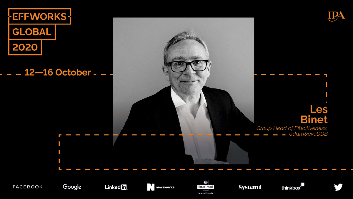aandeddb's tweet photo. Join our Group Head of Effectiveness @BinetLes as he shares his latest research which points to a direct correlation between share of search and share of market at #EffWeek.
Register to the free presentation on Wednesday 14th October 15.15-15.45 BST. https://t.co/JQIOIRTFKq https://t.co/XOC30jv4Gr