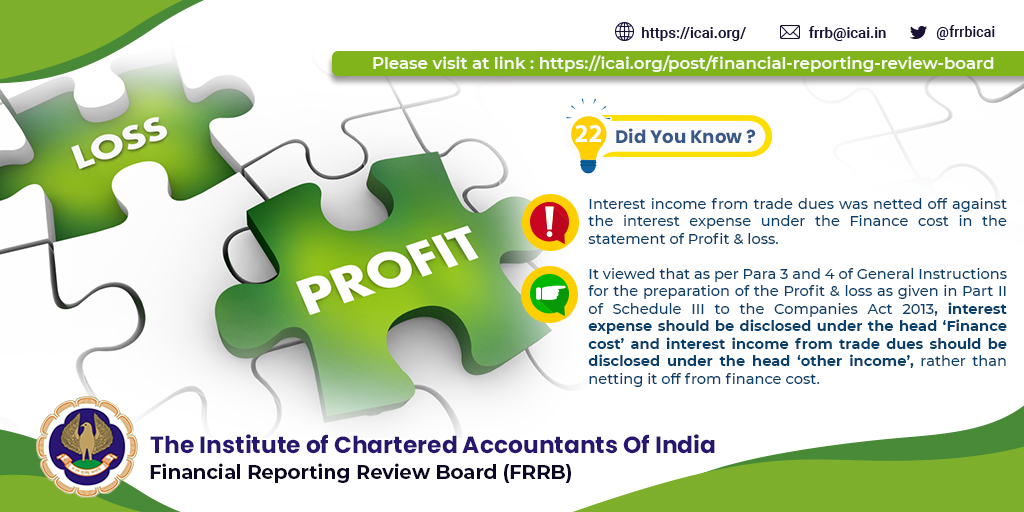 @frrbicai @theicai @atulguptagst @JambusariaNihar @AniketTalati @kdhiraj123 @CaRANJEET @CAHansRajChugh @CJSNanda

#DidYouKnow #InterestIncome #InterestExpense #FinanceCost #ProfitandLoss