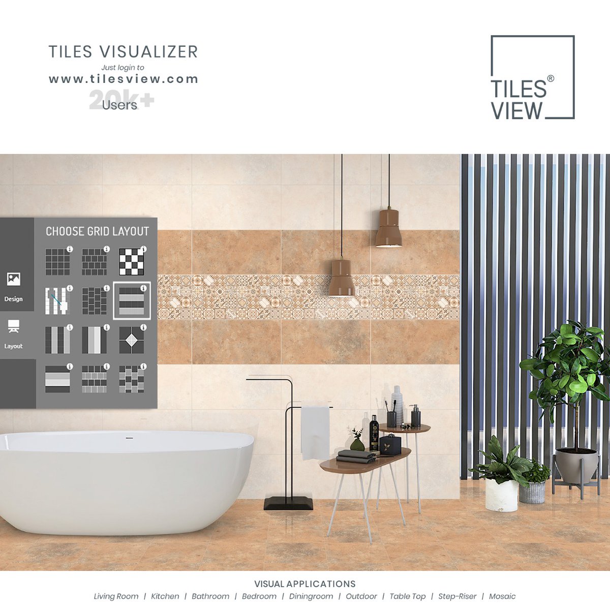 TilesVisualizer's tweet image. &quot;Light up your home With Tiles View

#walltilesvisualizer #roomtilescataloguepdf #tilesvisualizer #tilelayoutvisualizer #tilesvisualizersoftware #outdoortilevisualiser #ceramictilescatalogue