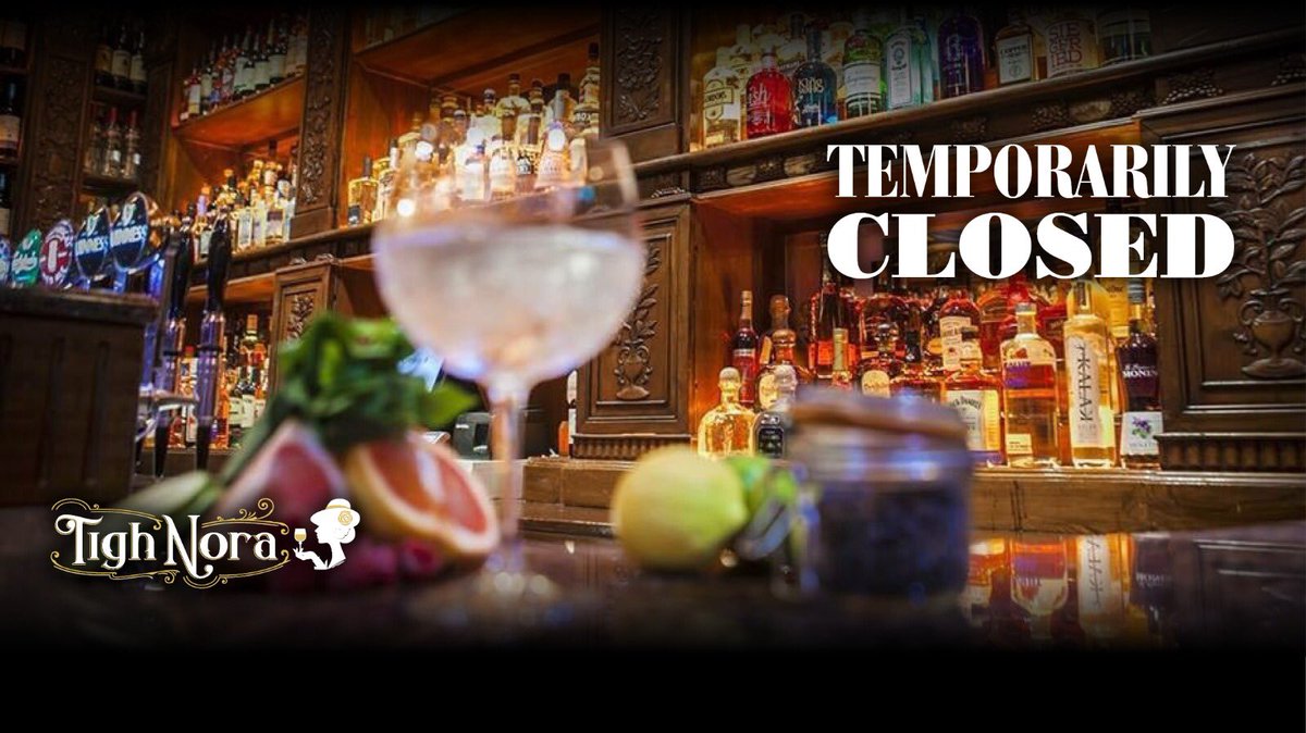 Closed for now due to Covid19 restrictions. See you all soon for a G&amp;T.. until then stay safe 😍