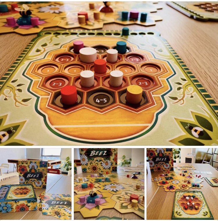 I have not used this account for awhile but I’m too excited not to share my first published game - BEEZ from <a href="/PlanBGames_/">PlanBGames</a>. 

It’s so frickin’ pretty! 😍😍

Apologies in advance for all the shameless self promotion in advance of its release soon! 😂