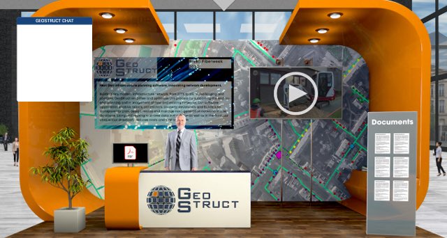 GeoStructBV's tweet photo. Visit our @GeoStructBV virtual booth in hall 2 at the BREKO Fiberweek20 online conference from 12-16 October. Our team is looking forward to meet you! #FIBERWEEK20 #FIBERDAYS #Glasfaser #FTTH #Glasfaser #networkplanning #GeoStruct @BREKOverband https://t.co/jmv9TjzOPO