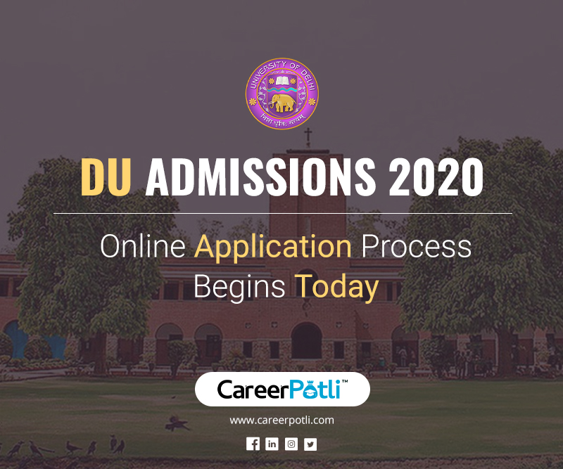 careerpotli's tweet image. The Delhi University online application process for admissions to undergraduate courses under the first cut-off list begins today. 

Read More : bit.ly/2GFJViA

#DU #OnlineApplicationProcess #UndergraduateCourses #CareerPotli