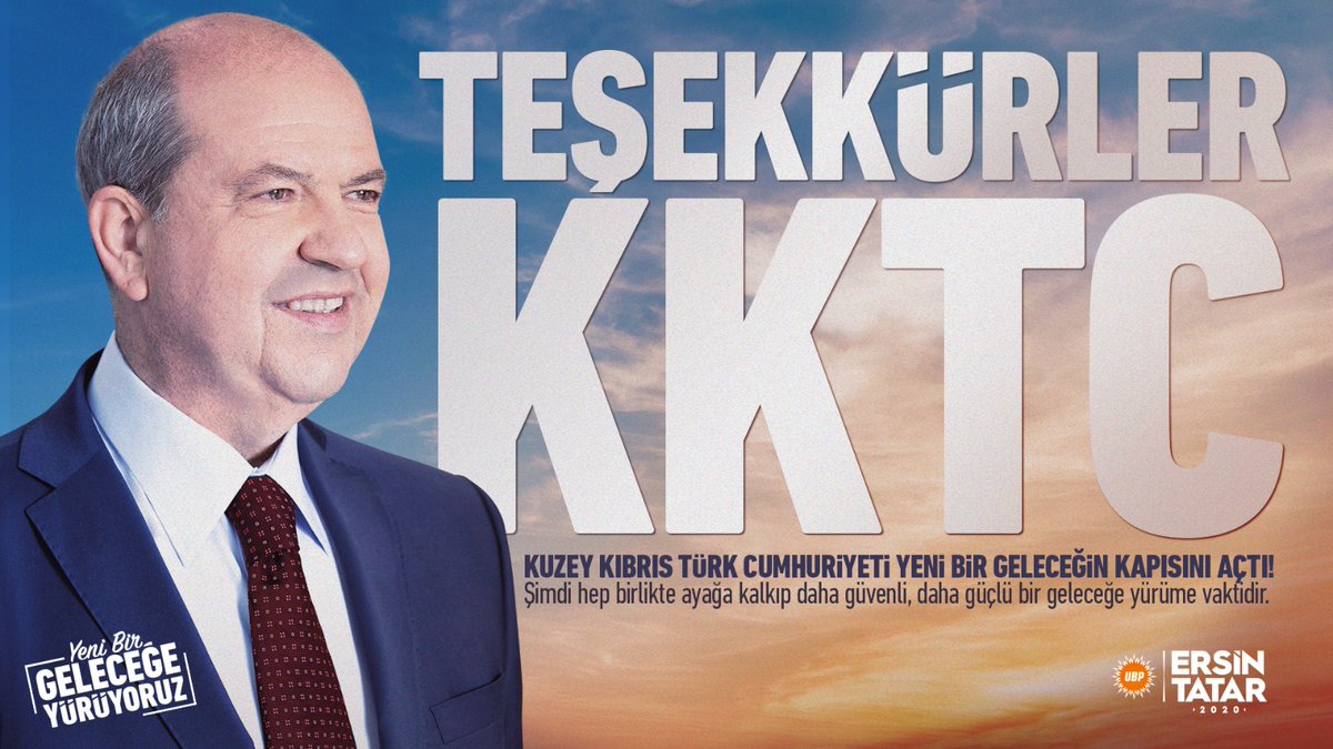 Kuzey Kıbrıs Türk Cumhuriyeti Yeni Bir Geleceğin kapısını açtı! Şimdi hep birlikte ayağa kalkıp daha güvenli, daha güçlü bir geleceğe yürüme vaktidir. #TeşekkürlerKKTC #YeniBir #GeleceğeYürüyoruz #DoğruKarar #ErsinTatar