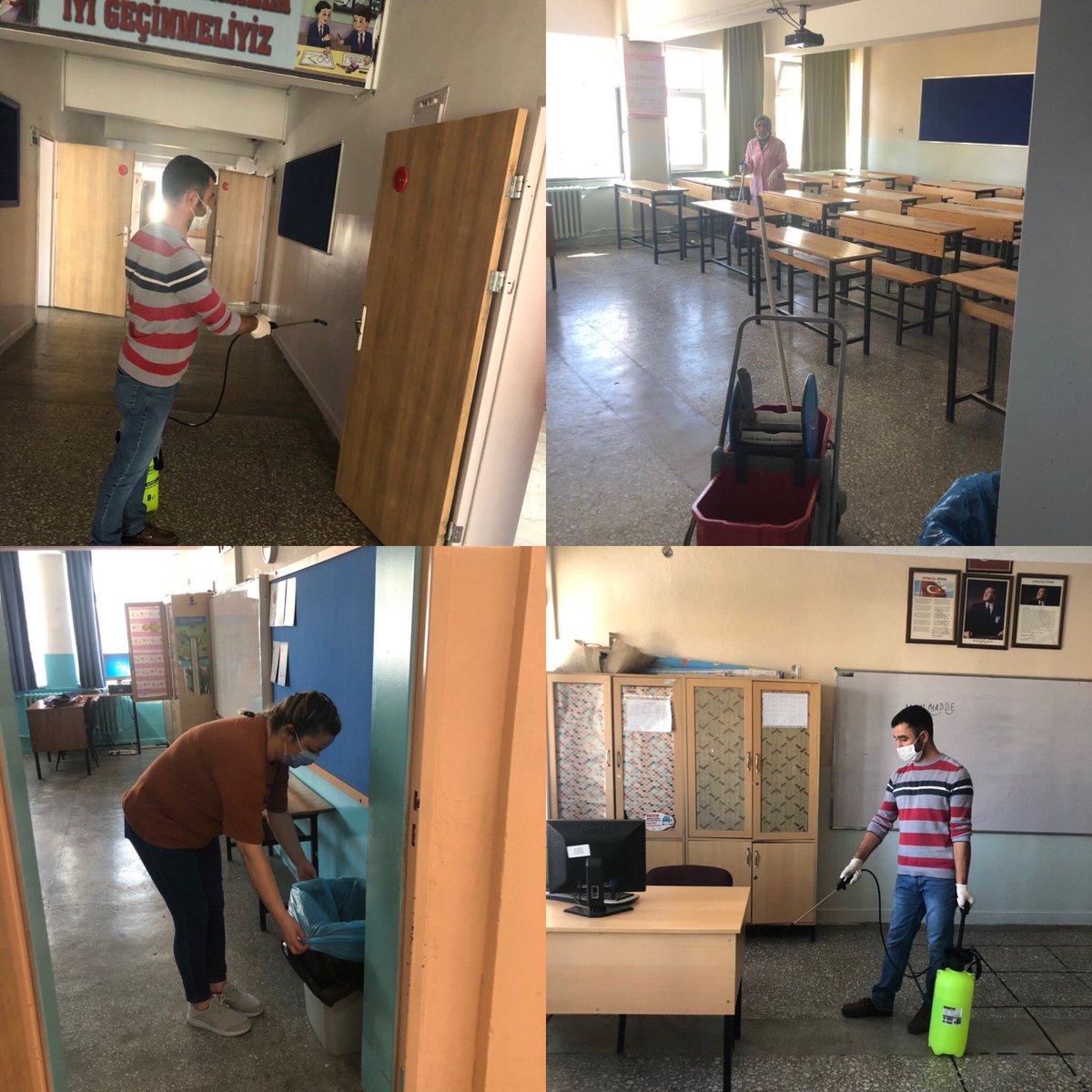 Keciorensfbi's tweet photo. Öğle arası hummalı bir çalışma ile okulumuz gerekli temizlik ve dezenfekte yapılarak öğle devresi için eğitim öğretime hazır hale getiriliyor.
@ziyaselcuk 
@MemAnkara 
@turanakpinar 
@KeciorenMem 
@Ayhanisik37 
@nuriercan https://t.co/8cfUgJBzwv