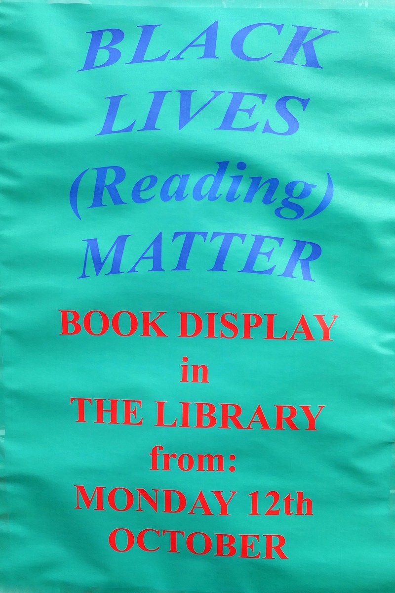 AldenhamLibrary's tweet image. First day of our Library Exhibition 
"Black Lives (Reading) Matter" with classics of Black Literature and some popular works by Black authors