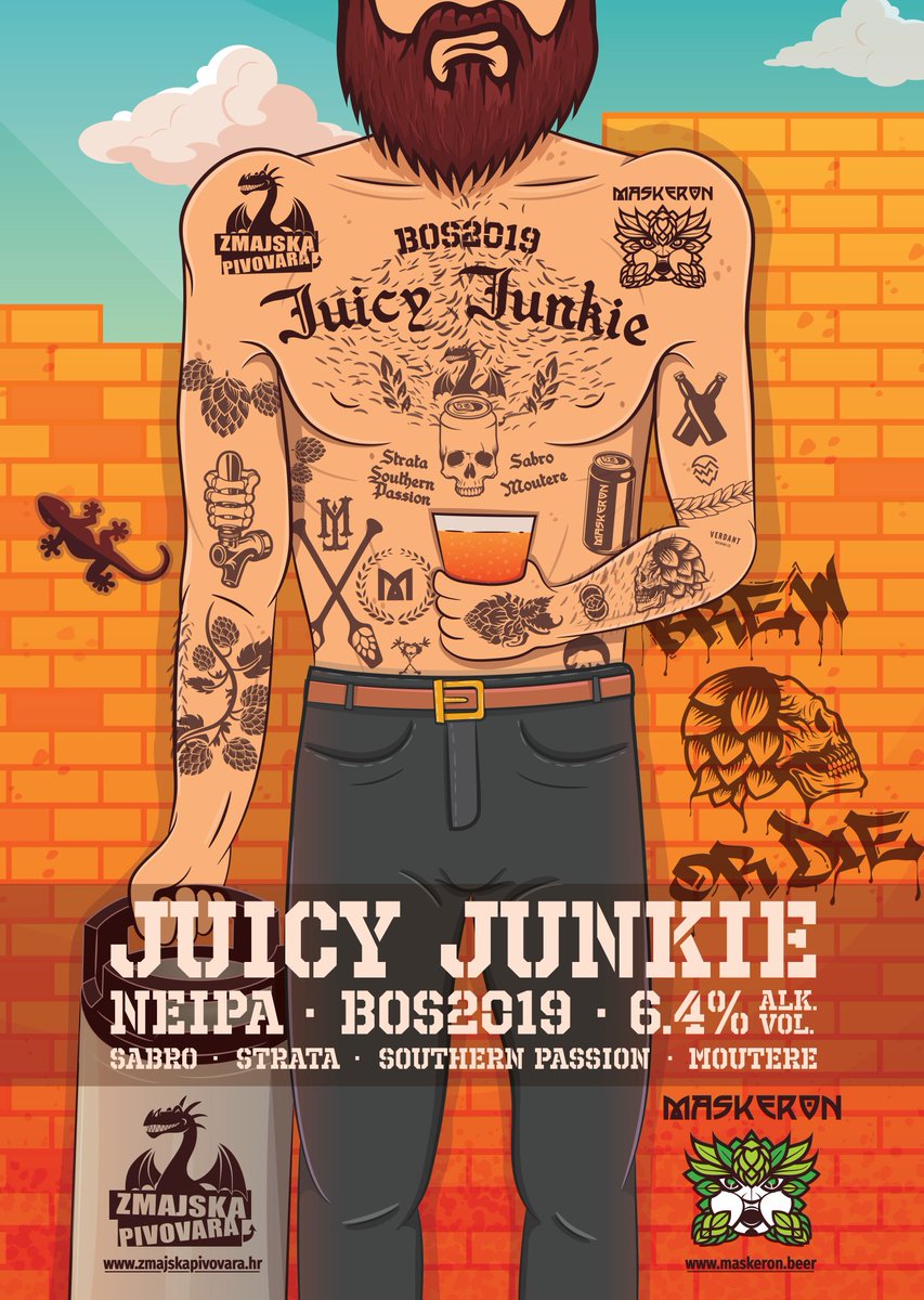 Crtalo se nešto za <a href="/zmajskapivovara/">Zmajska Pivovara</a> / #maskeron 🍍