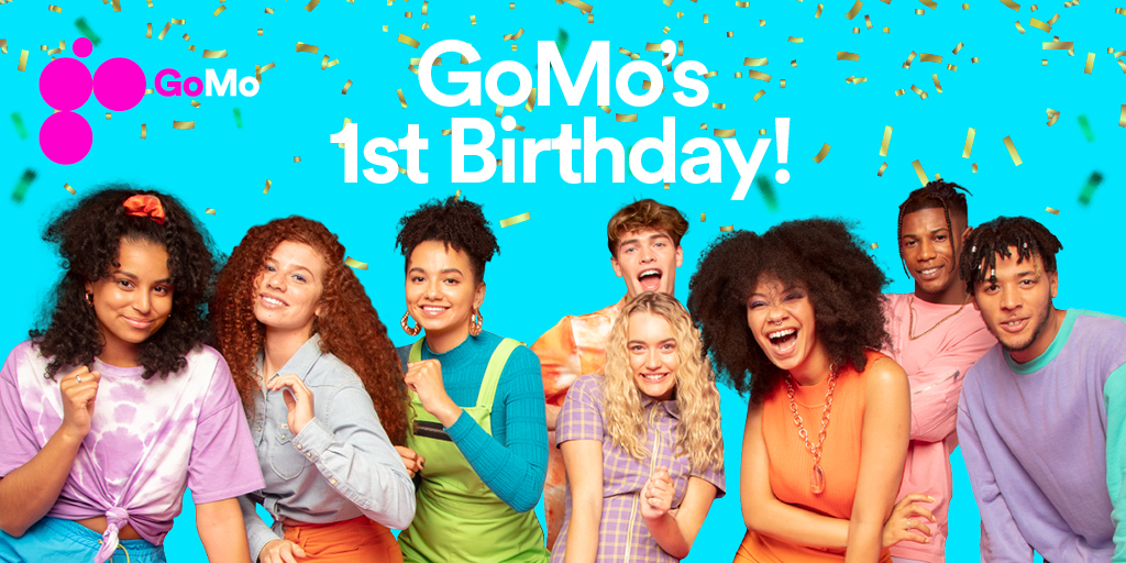GoMo's 1st Birthday! 🥳

In just 12 months we have reached over 250,000 customers.
To celebrate we are running competitions across Facebook &amp; Instagram every day this week 🎁

Head over to be in with a chance to #win!
#GoMoBirthday #JoinTheMovement
