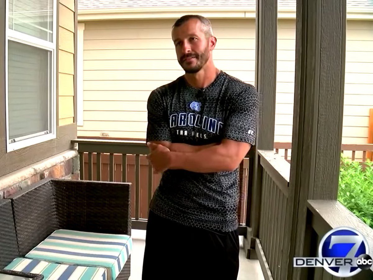 chriswattscase's tweet photo. August 14, afternoon: Chris Watts appears on Denver 7 to talk about his wife and daughters' disappearance. #ChrisWatts #ShanannWatts #NicholKessinger #AmericanMurderTheFamilyNextDoor #AmericanMurder https://t.co/QBEMmugDLg