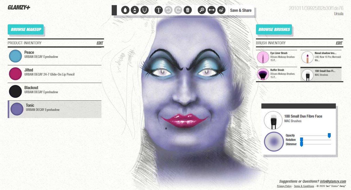 GlamzyFaceChart's tweet photo. Ursula @ https://t.co/zeiQ1eD3mS
#facechart #makeup #glamzy #ursula #urbandecay #urbandecaycosmetics #ducare #mac #lhei @UrbanDecay @MACcosmetics https://t.co/IQlCO4KetQ