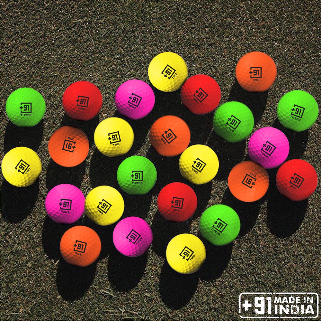 plus91golf's tweet photo. +91 Range balls available @ ₹3000/- only for a pack of 100
.
.
.
.

#golf #instagolf #golfballs #golfstagram #golfball #golfart #golfballgallery #teeventures #91golfballs #vocalforlocal #madeinindia #supportsmallbusiness #customisedgolfballs #plus91 https://t.co/gOn12jbkMK