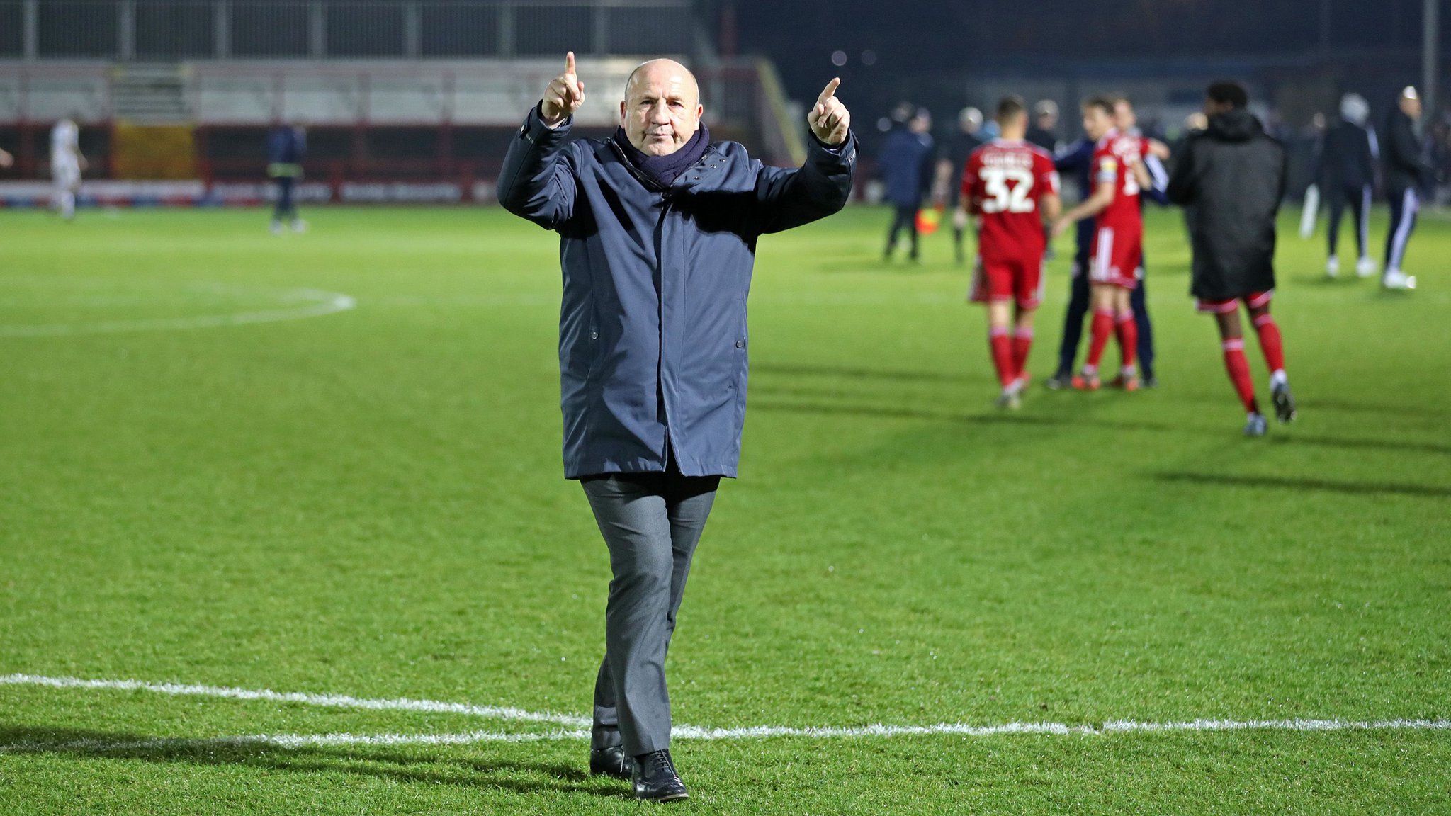   A very happy 58th birthday (are we allowed to mention that?!) to our manager John Coleman! 