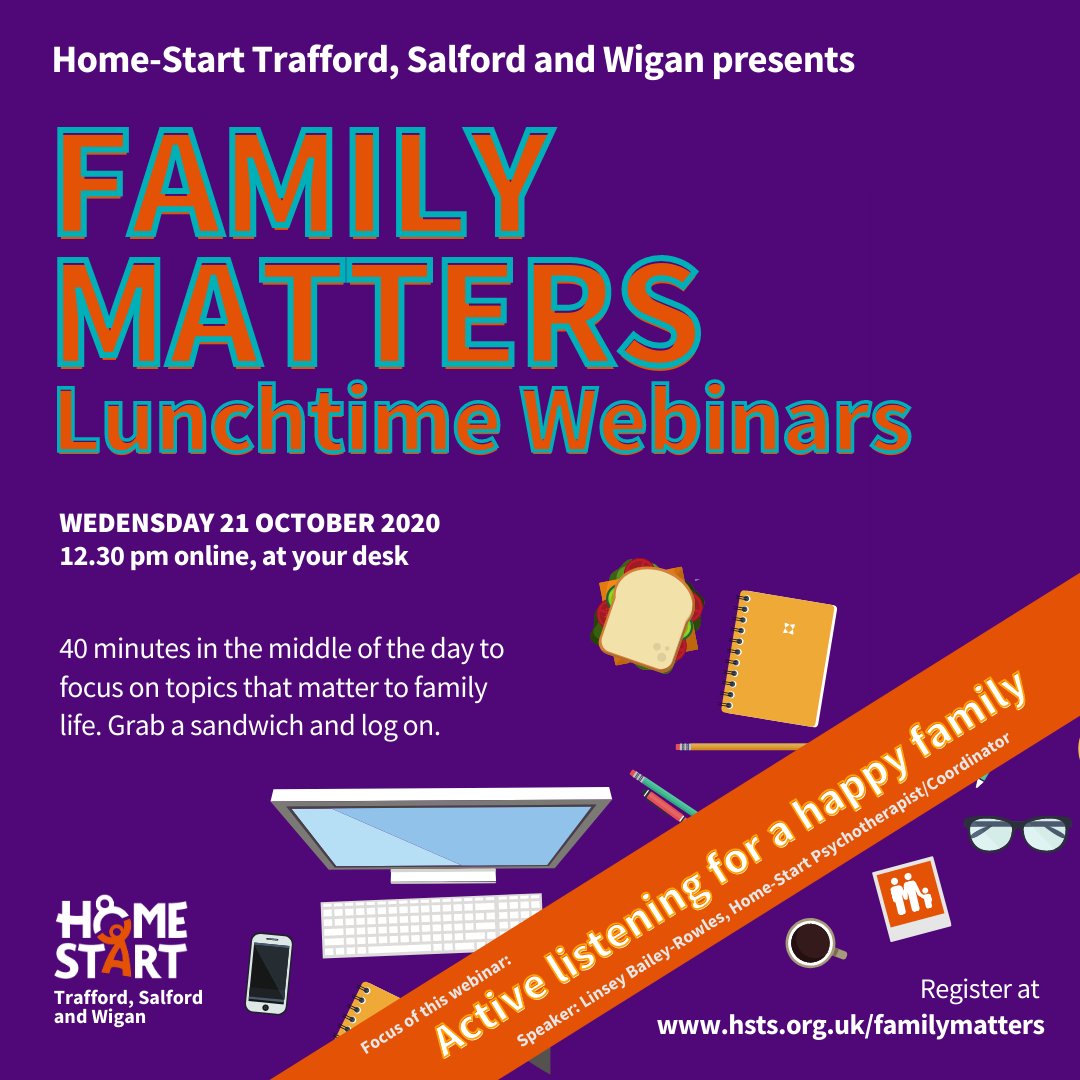 We will be hosting a series of lunchtime webinars on a range of subjects relating to family life. If you have work colleagues or know of people who might be interested in taking part ,or who may want to share on their work Intranets do let them know! bit.ly/2GXJUWY