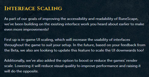 Diversity__RS's tweet photo. For those of you who may have missed it, today's update included the ability to adjust text size.
This is a big win for those of you who have previously struggled to read the in game text! https://t.co/yvz8HrTZjT