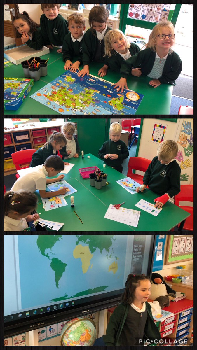 PrimaryButts's tweet photo. Budding geographers in Otter class learning about the seven continents and five oceans. #otterclass https://t.co/WuTVEGWJRi