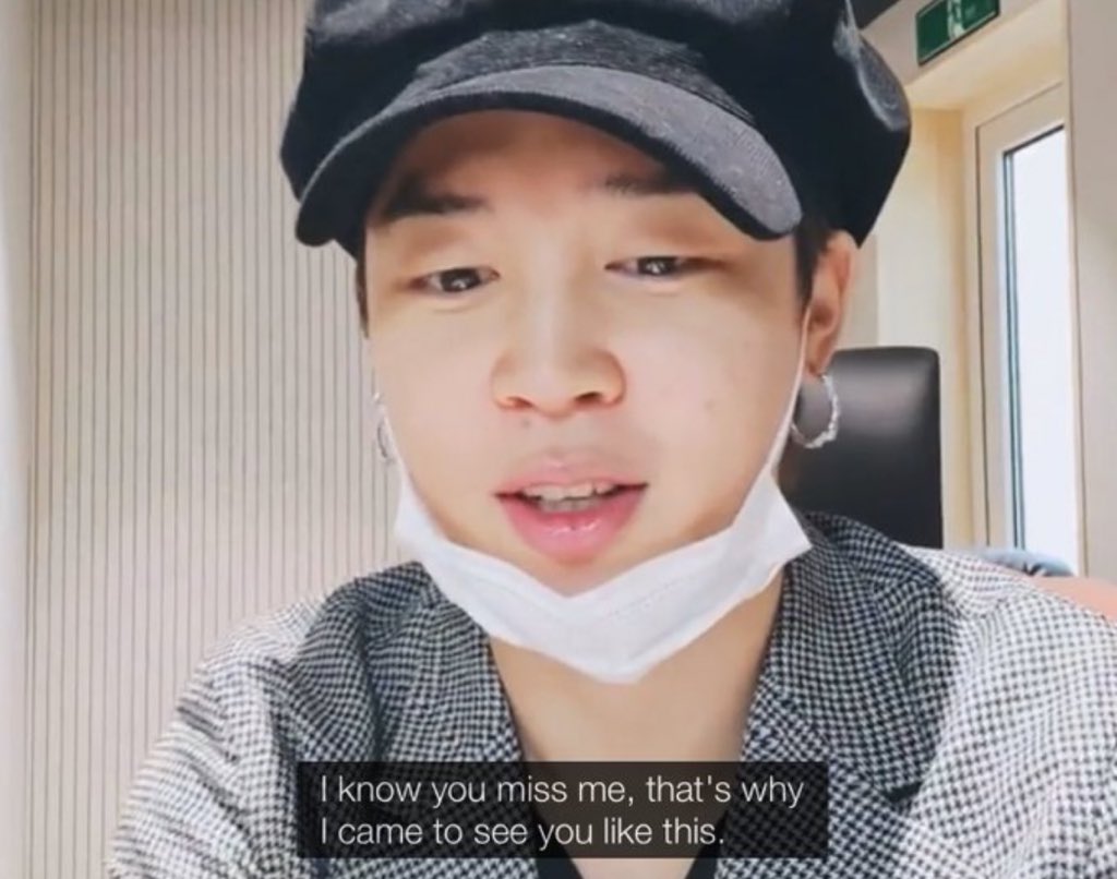 Jimin's word that can pierce through your heart ; you mean so much to him