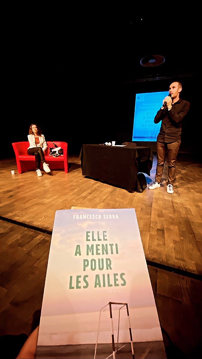 Une très belle rencontre avec #francescaserra au Centre Culturel Universitaire de l’<a href="/UnivCorse/">Università di Corsica</a> <a href="/FLLASHS/">FLLASHS</a> autour de son premier roman #elleamentipourlesailes !