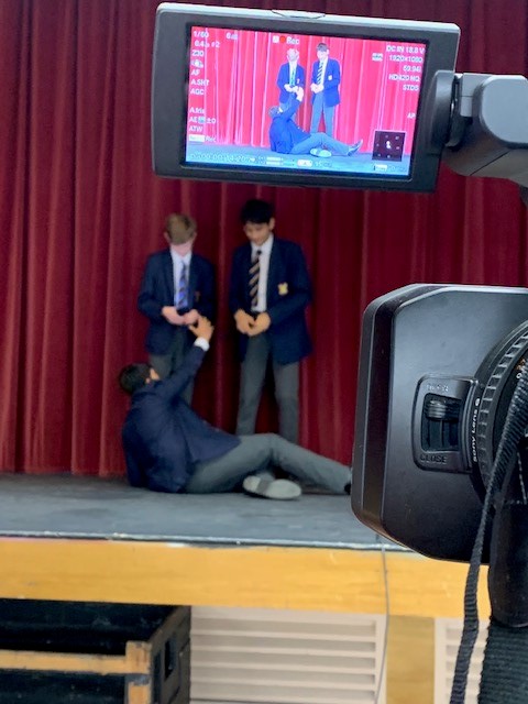 As we prepare for #antibullyingweek some of our Third Form Drama students were filming short videos today, in preparation for the week. Six of the eighteen videos will be chosen to be played during the Lower School PSHEE assembly on Tuesday 3 November. <a href="/SASCreativeArts/">SAS Creative Arts</a>