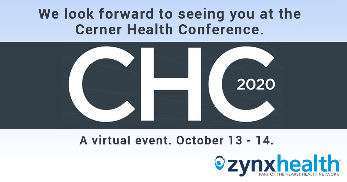 We look forward to seeing you at the Cerner Health Conference this week! A virtual event, October 13-14.