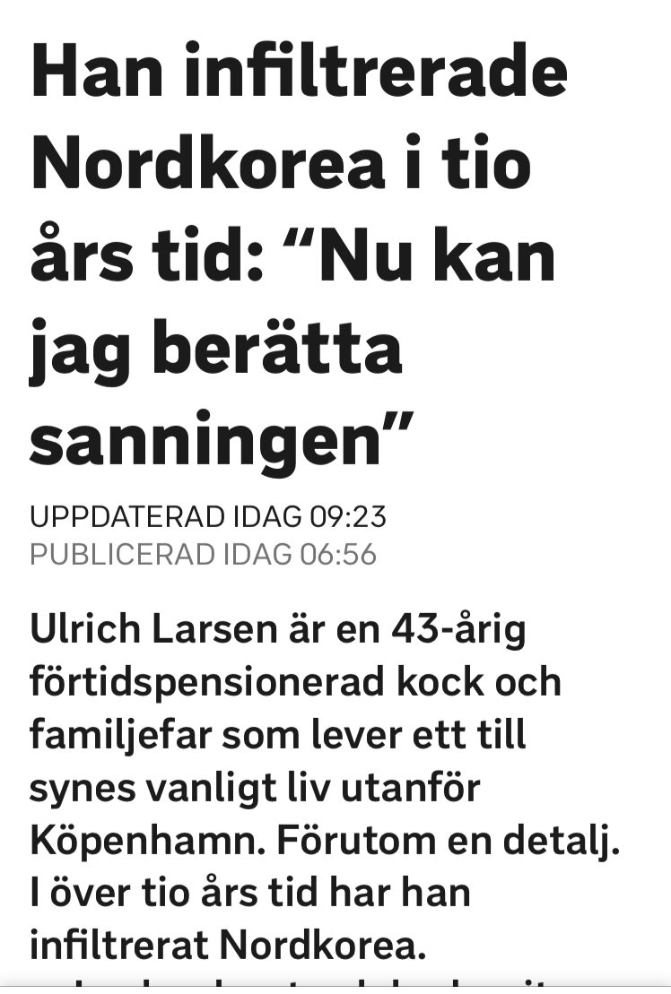 Den stora nyheten är väl hur danska försäkringskassan kunde ge en kille förtidspension, som bevisligen kunde jobba undercover som journalist under 10 års tid.
DÄR har vi storyn!