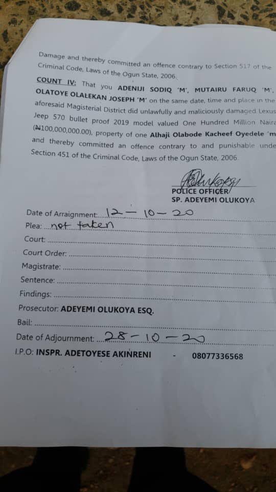 GatewayTraffic's tweet photo. Dayo amusa,  @DayoAmusa 
Alayo Singer, Odunlade adekola, WeirdMc , where are you ? 

@itsLaycon where are you? We need you guys here in Ogun state? 

They just jailed some of the protesters as we have no one to support us. #SarsMustGoNow https://t.co/YgmdgcLrsI