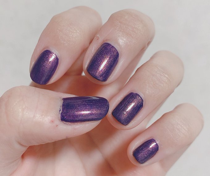 最近の爪 キャンメイクN48にはまってる 