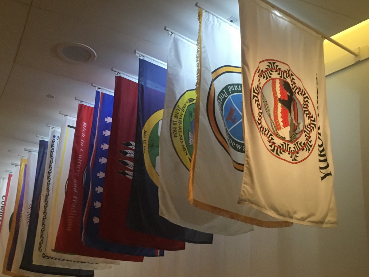 capxlab's tweet photo. Last year we marked #IndigenousPeoplesDay by visiting @SmithsonianNMAI.
Check out the museum’s extensive online resources at #NativeKnowledge360.
This thread links to the overall portal and to a powerful lesson about the sovereignty represented by the flags pictured here. 1/3 https://t.co/lZNfOGIdZL