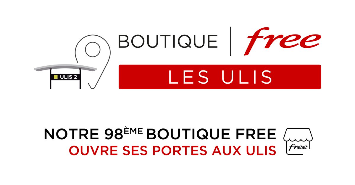 free's tweet photo. Demain, c'est l'ouverture de notre 98e boutique #Free, aux #Ulis ! 😎🤙
L’équipe est prête à vous accueillir en toute sécurité !
Retrouvez l'ensemble de nos boutiques sur https://t.co/XvMp1wLSri #Ulis2 https://t.co/j5FpjShbkN