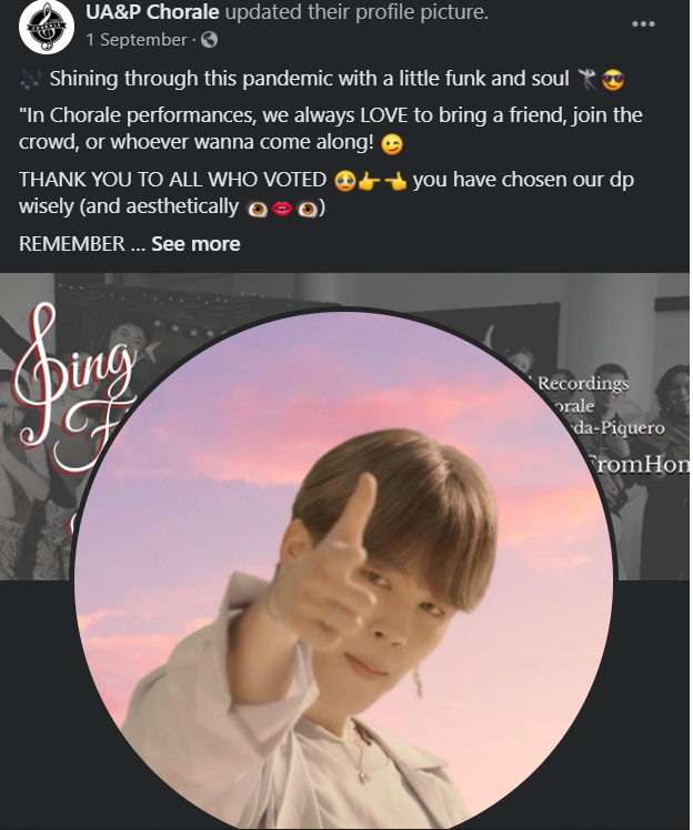 uapchorale's tweet photo. Happiest birthday to one of our new choralistationisms!!
🥺👉👈

May you continue to bring the gift of music as your inspiration to others!! 🎶💗 STAY SAFE!!

#HappyBirthdayJimin
#JIMINDAY
#jiminbirthday https://t.co/QprH8RX9IZ