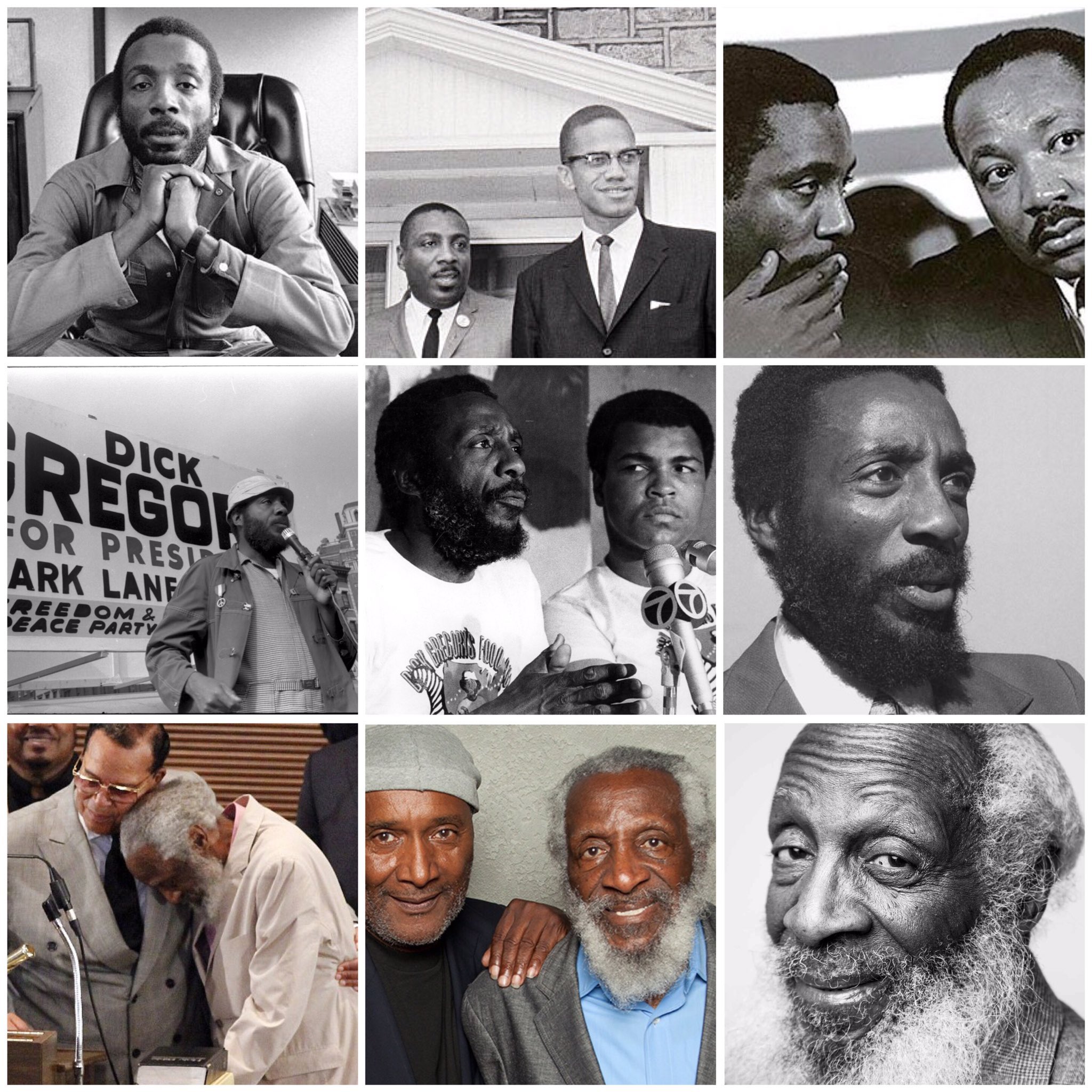 \"If I\ve said anything to upset you, maybe it\s what I\m here for.\"

Happy Birthday 
Dick Gregory 