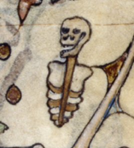 Some cute skulls (BL, MS Additional 36684 f. 83r, f. 125)