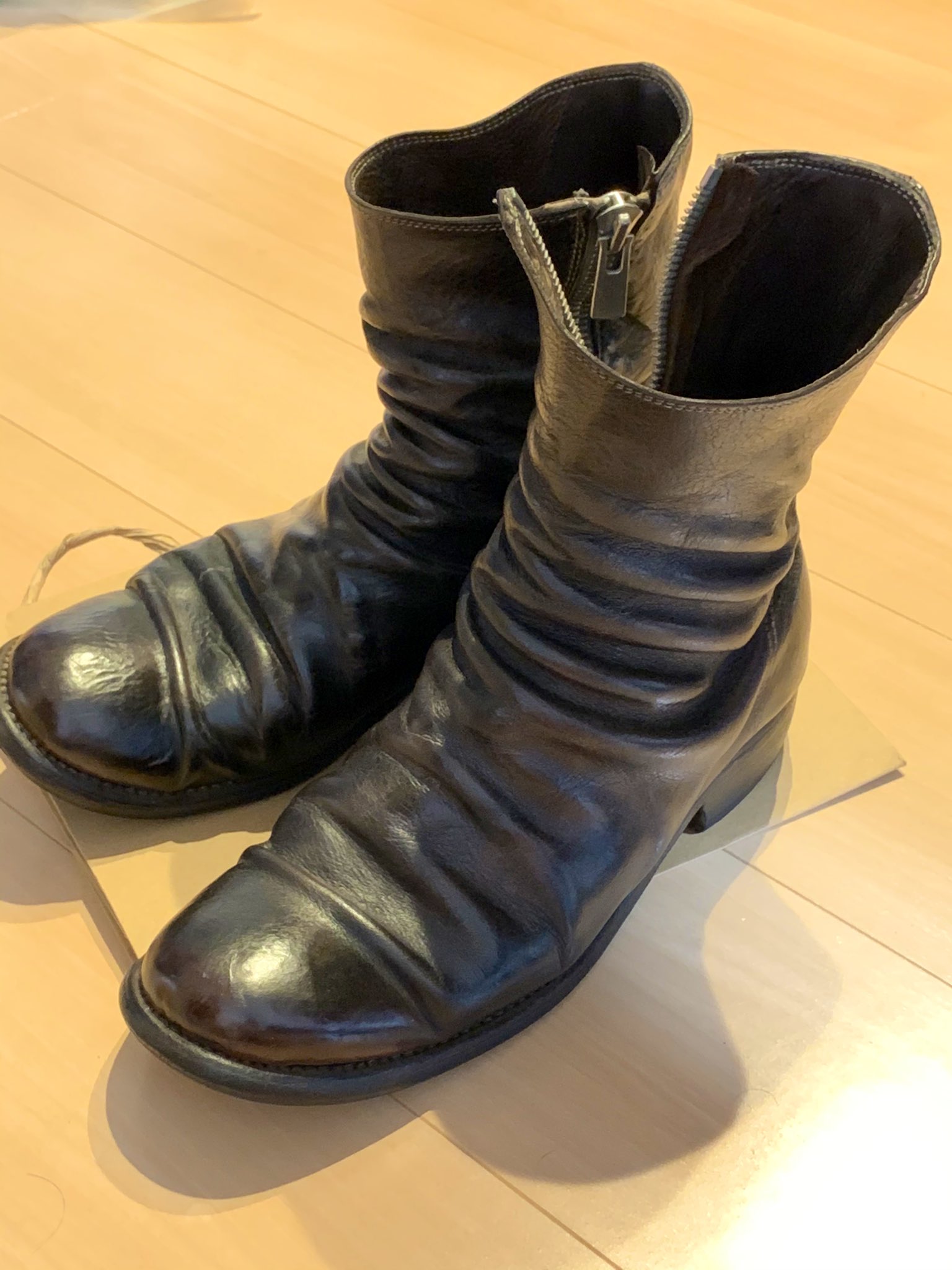 じゃラ On Twitter 修理に出していたguidiのブーツが帰ってきました 今回はunion Worksに修理をお願いしたのですが 任せて大正解でした 仕上がり最高です ステッチも綺麗 ライニングも極力厚みを出さない丁寧な仕上げでした バックステッチ補修