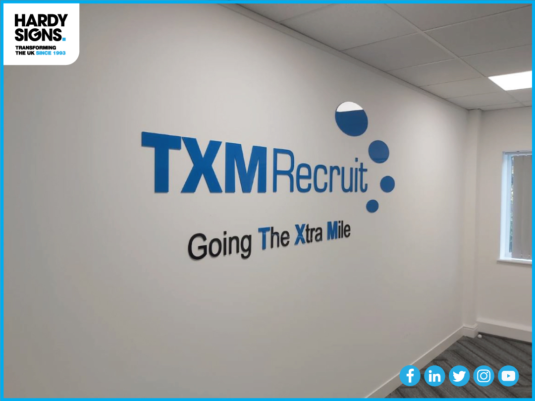 HardySignsLtd's tweet photo. We're really pleased to see that Covid-19 isn't stopping businesses across the UK to improving their office space.
Our team recently completed an internal office signage installation at @txmrecruitπ
π’ See more: https://t.co/esa7Yt0tR6
#officesignage #internalsigns #signage https://t.co/8kvTLE3wdj