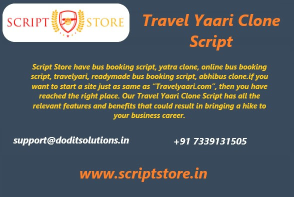 Dod_itSolutions's tweet image. #TravelyaariCloneScript , #TravelyaariClone , #OnlineBusBookingScript , #PHPBusBookingScript , #ReadymadeBusBookingScript , #Scriptstore.in
Contact :
Skype ID : doditsolutions
Email : support@doditsolutions.in , 
Mobile   : +91 7339131505
Link : scriptstore.in/product/asp-ne…