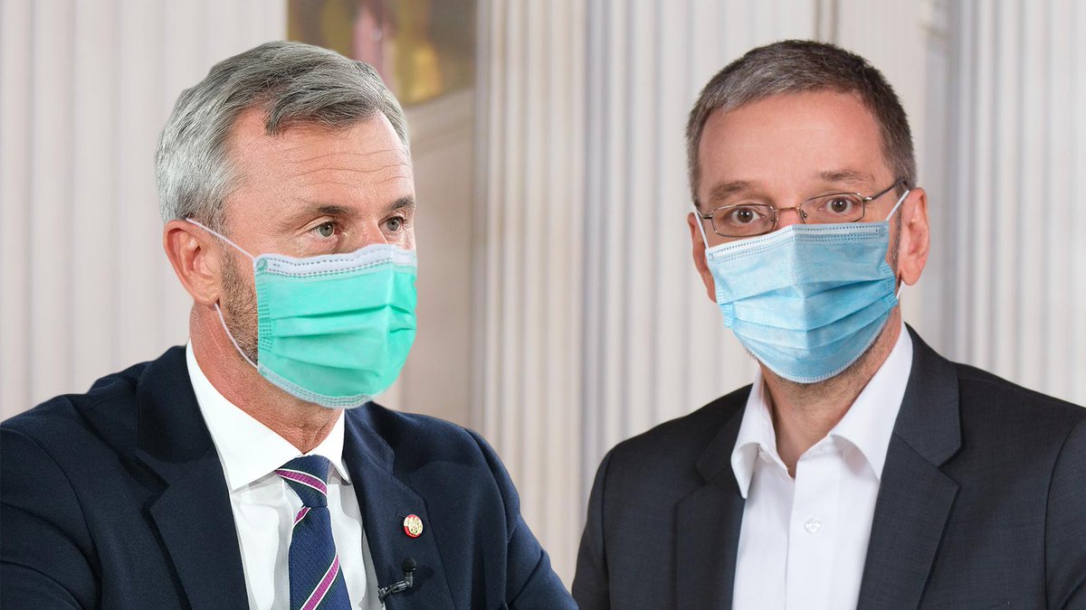 DieTagespresse's tweet image. Wollen nicht erkannt werden: FPÖ-Politiker tragen erstmals Schutzmaske dietagespresse.com/wollen-nicht-e…