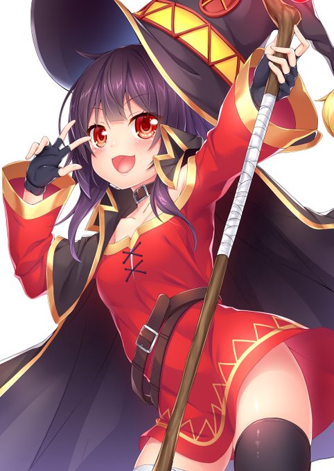 最近イラスト描けてないので
前描いためぐみん貼っときます 