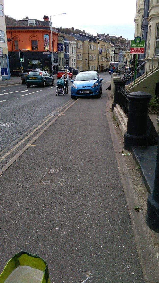 Pinched from Facebook. 
#Hastings #selfishparker #parklikeatwat