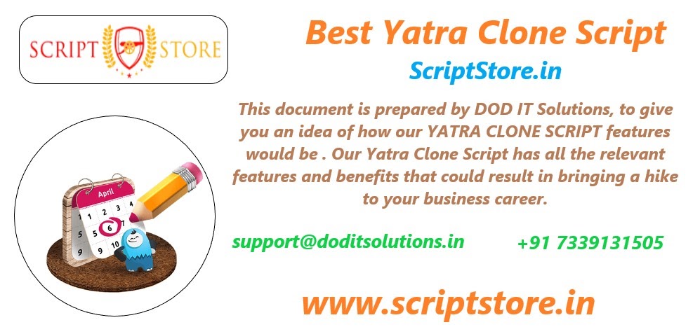 Dod_itSolutions's tweet image. #YatraCloneScript , #YatraClone , #OnlineBusBookingScript , #PHPBusBookingScript , #ReadymadeBusBookingScript , #Scriptstore.in 
Contact :
Skype ID : doditsolutions
Email : support@doditsolutions.in , 
Mobile   : +91 7339131505
Link : scriptstore.in/product/asp-ne…