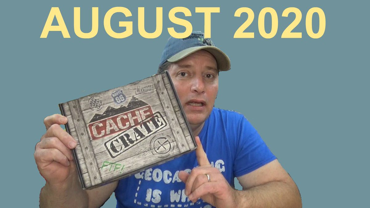 CrazyDavesCrew's tweet image. Today I am unboxing the AUGUST 2020 Cache Crate.  Check out the great trackables and geocaching supplies I got in this #CacheCrate.

youtu.be/YhLU_ywyNS0