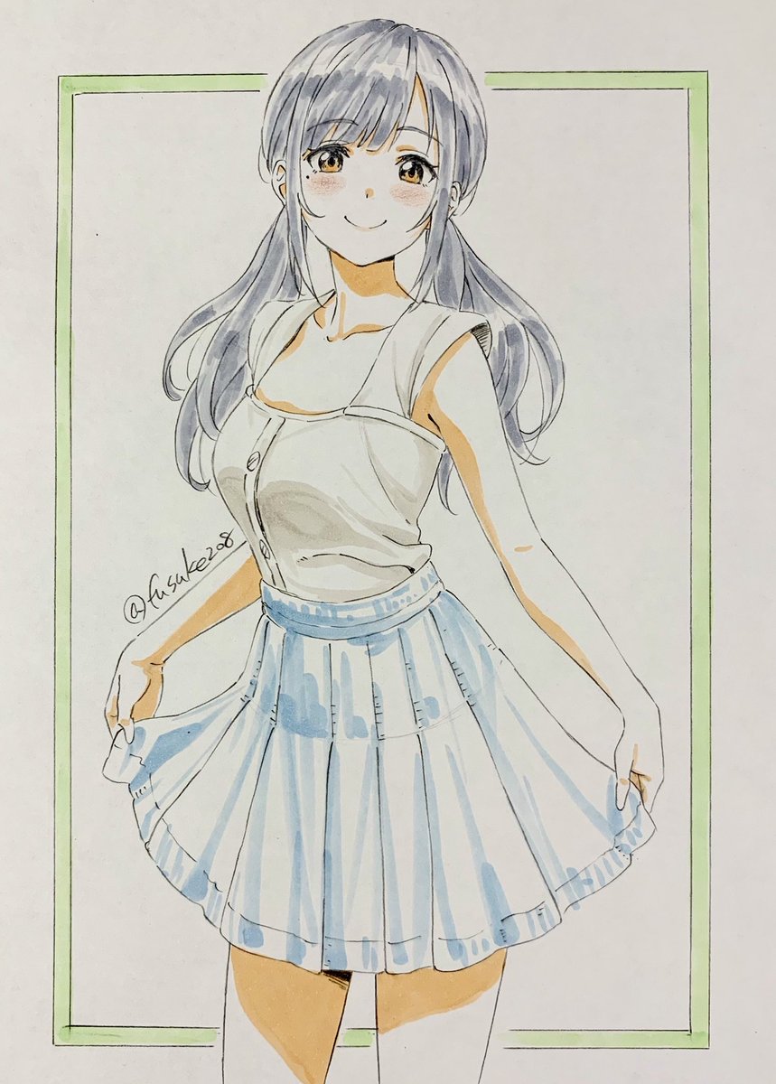 「描くたびに絵柄やデフォルメ具合が変化してますが全て同じ子です 」|ふうすけのイラスト