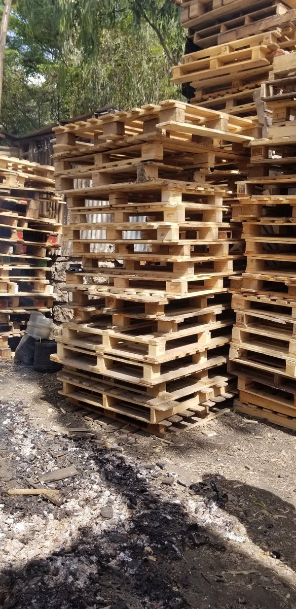 So I went to the yard and grabbed some pieces of pallets to be used in constructing the chicken coop.