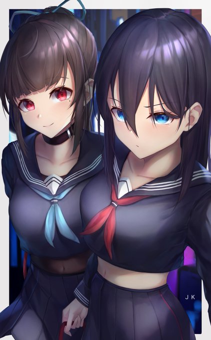 JK描きました。 