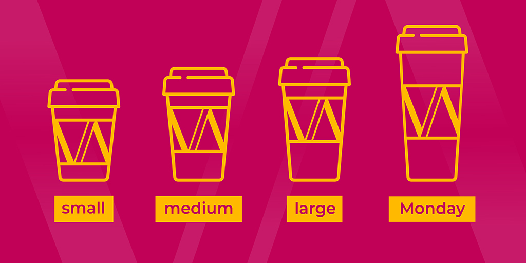myrror_app's tweet photo. Comment your Monday coffee order. We need a double shot flat white asap 😬​

#mondaymotivation  #psl #coffee #myrrorapp https://t.co/ZbFThRRfnE