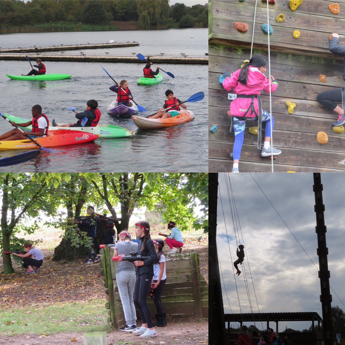 chigwellschool's tweet photo. Our Year 7's enjoyed a normal day of bonding adventures at Stubbers in Upminster this week. They revelled in being pushed just outside their comfort zones. #ChigwellSchool #Stubbers #Year7Induction https://t.co/gN2Cu2lybD