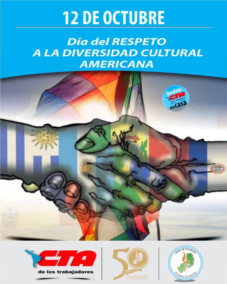 Día del Respeto a la Diversidad Cultural Americana!!! <a href="/grillo141/">Ruben Dario</a> <a href="/udpm_info/">UDPM INFO</a> <a href="/crisdavidsen/">Cristian Davidsen</a> <a href="/Marcos42866602/">Marcos Caballero</a> <a href="/AgueroDiegoMart/">Diego Agüero</a> <a href="/martin_monzonn/">martin monzon</a> <a href="/DeliaRRodriguez/">Delia Rodriguez</a> <a href="/ELCESARDELARADI/">DANIEL LUBACZEWSKI</a> <a href="/bigalke_noelia/">Noelia Bigalke</a> <a href="/alfesepul/">𝔸𝕝𝕖𝕛𝕒𝕟𝕕𝕣𝕠 𝔽. 𝕊𝕖𝕡𝕦𝕝𝕧𝕖𝕕𝕒</a> <a href="/Andrsjulinrehe/">ANDRÉS J.A.REHE</a>
