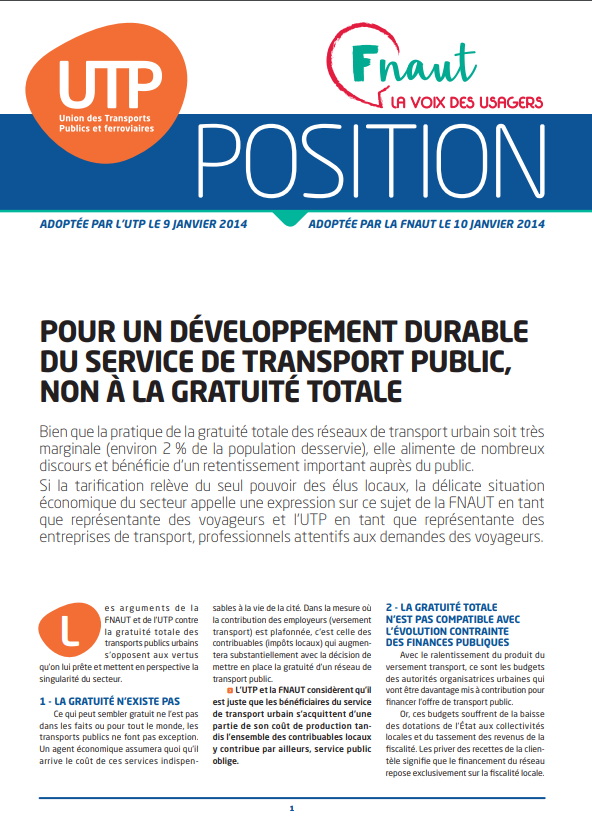 48/ À cela s’ajoute les risques financiers liés à la crise économique due au Covid-19. L’ @UTP_fr et la  @FNAUT_fr ont indiqué que la gratuité n’était pas compatible avec l’évolution contrainte des finances publiques lié au ralentissement du VM. 