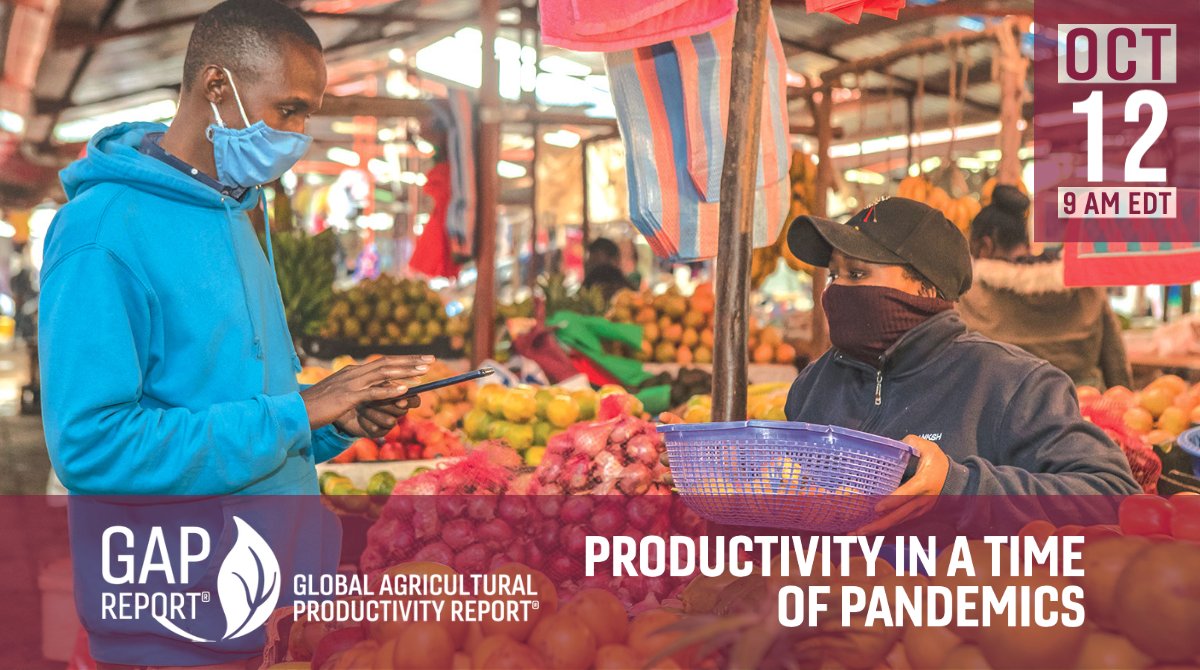 📢In one hour join @Ag_Productivity, @VTCals @VTCALSGlobal for the launch of #GAPReport: #AgProductivityinPandemics. Tanager is proud to be a partner on this vital report. Stay tuned for key takeaways. #FoodPrize20