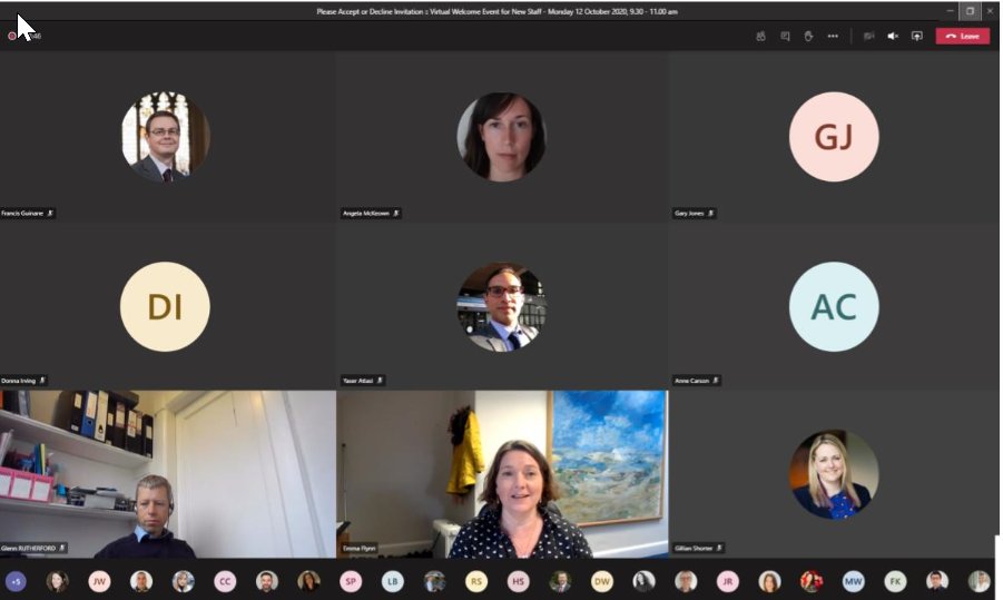 QUBPeopleFirst's tweet photo. Today we held our first virtual Staff Welcome event for new @QUBStaff. It was a great opportunity for them to network, meet other colleagues and find out key information about working @QUBelfast.
If you attended, we would love to hear from you!
#QUBPeopleFirst https://t.co/xSsNKy1WpI