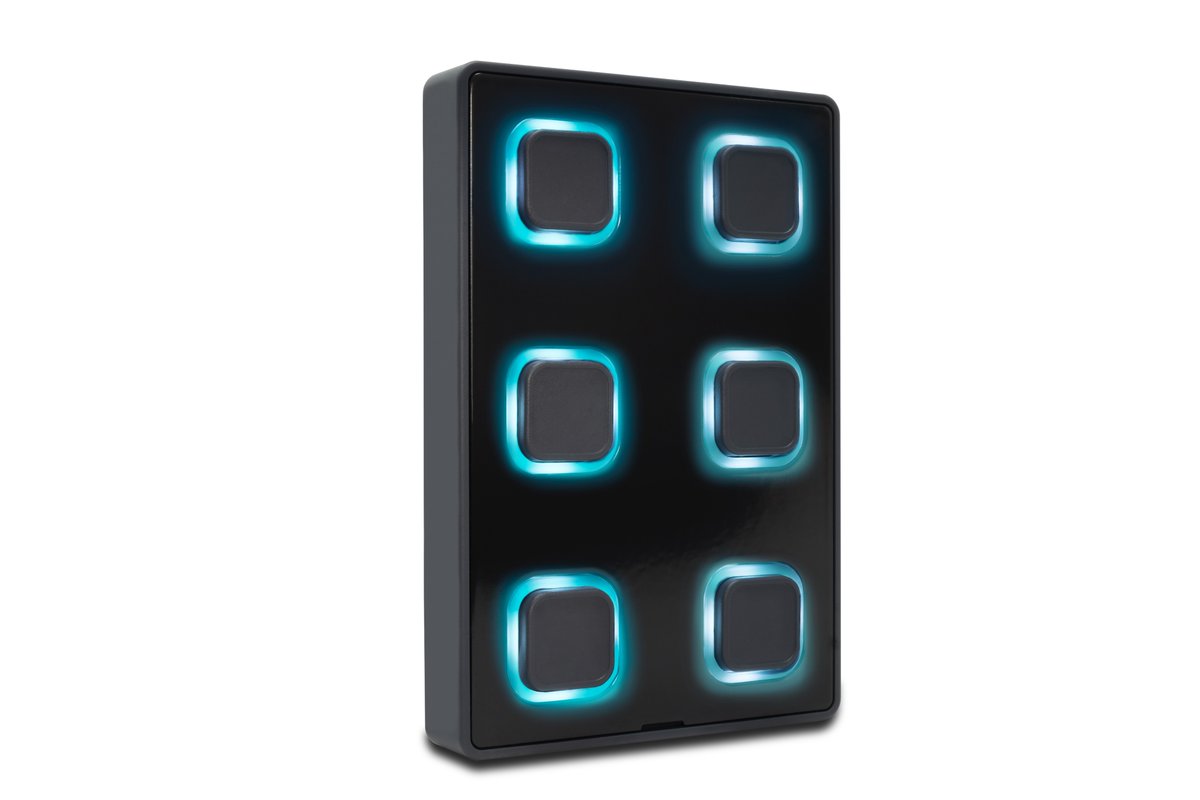 The new B-Station2 is out! This wall-mount button panel with RGB light-rings speaks UDP, OSC, TCP, DMX, Art-Net and sACN. visualproductions.nl/category-archi…