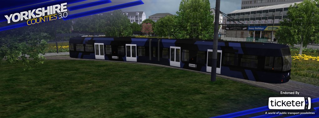 YCounties's tweet photo. As part of our Partnership with @Ticketer_UK we would like to introduce you to Ticketer Network Transport in #Yorkshirecounties Integrating a working AI Tram into the map. Hope you enjoy the screenshots and yes its a WIP so bare with it. @MSwitchStudios https://t.co/DLOoM8ivru